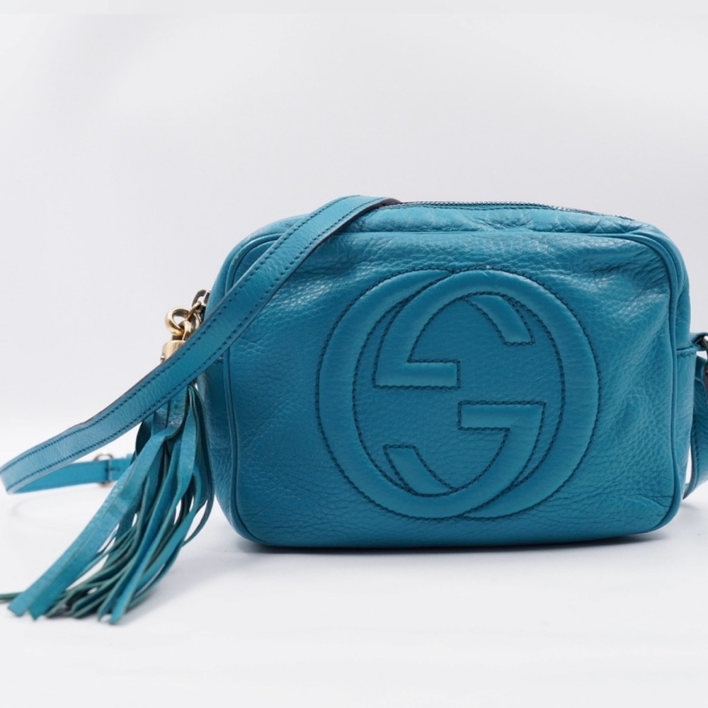 Gucci pebbled calfskin soho disco bag